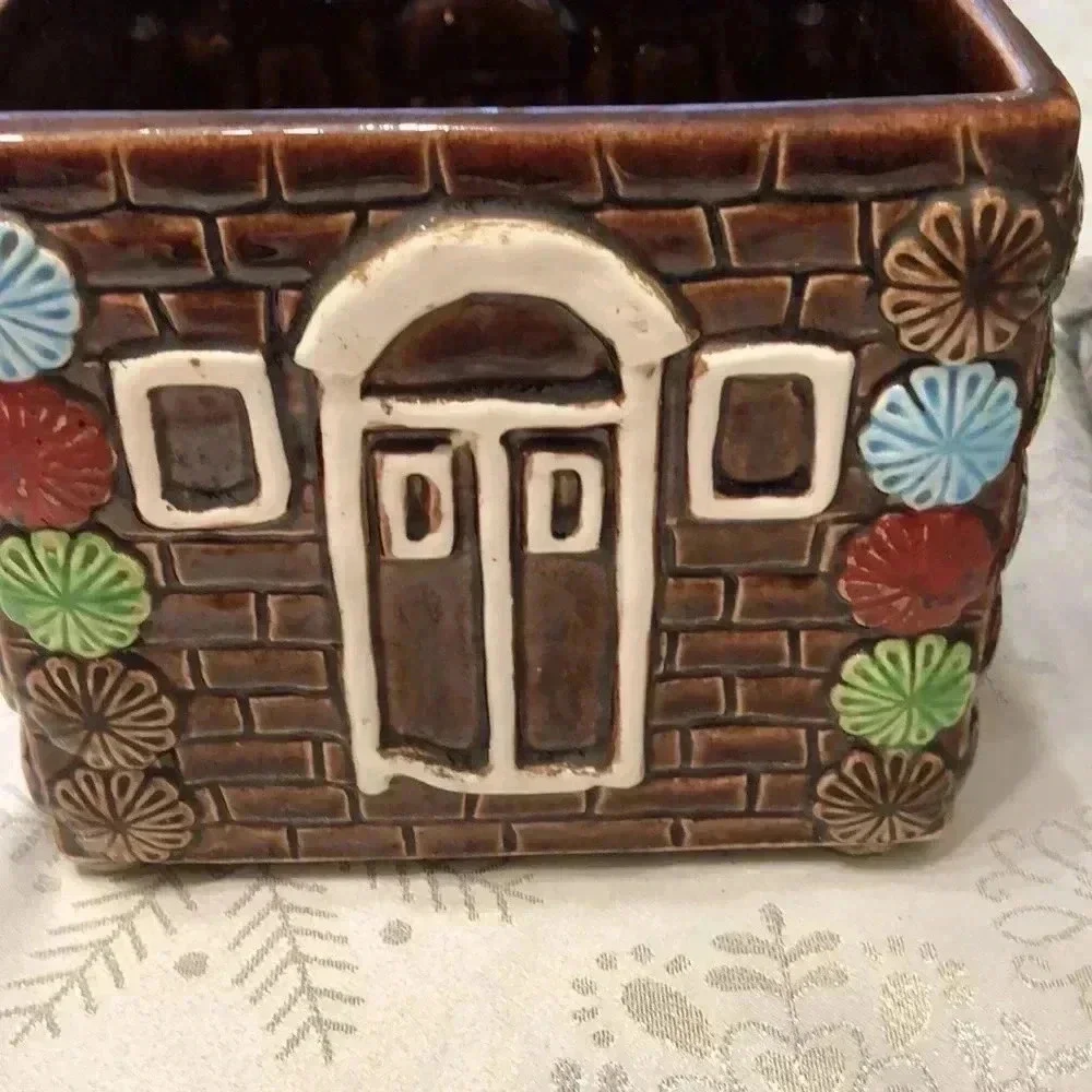 Made in Japan cookie house cookie jar